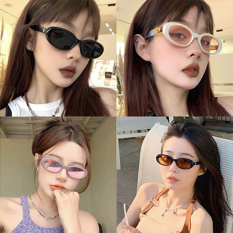 แว่นตาแฟชั่น แว่นตากันแดด เลนส์สี สไตล์เกาหลี เก็บทรงสวย มี ใส่ได้ทุกโอกาส กันuv