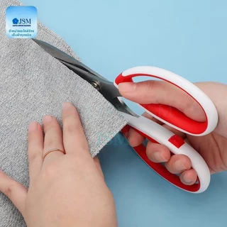 PIN-4083/PIN-4093กรรไกรสำหรับงานหน้ง 8นิ้ว 9นิ้ว(ด้ามจับเคลือบยางสีขาว.เเดง) 093(9นิ้ว) *ราคาต่ออัน*