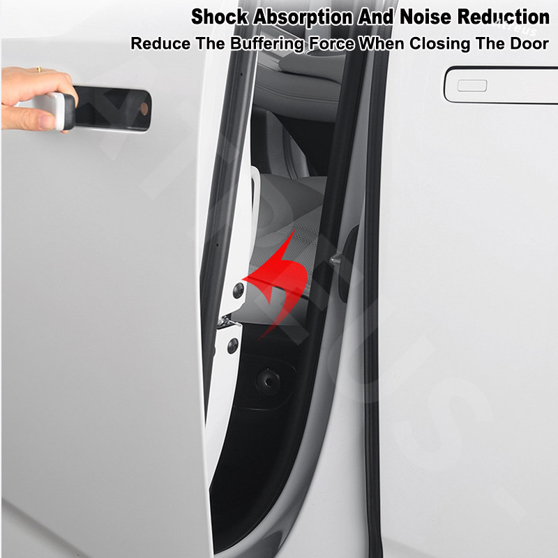 MG ล็อคประตูรถยนต์โช้คอัพแผ่นป้องกันเงียบฝาครอบยาง สําหรับ HS ZS EP MG5 MG3 MG4 EV 3 4 5 6 VS HEV Extender Maxus 9 Mulan - รูปที่ 7