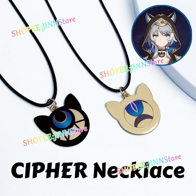 -JINN-CIFERA สร้อยคอมินิ HONKAI STAR RAIL CIPHER เสริมคอสเพลย์เกม