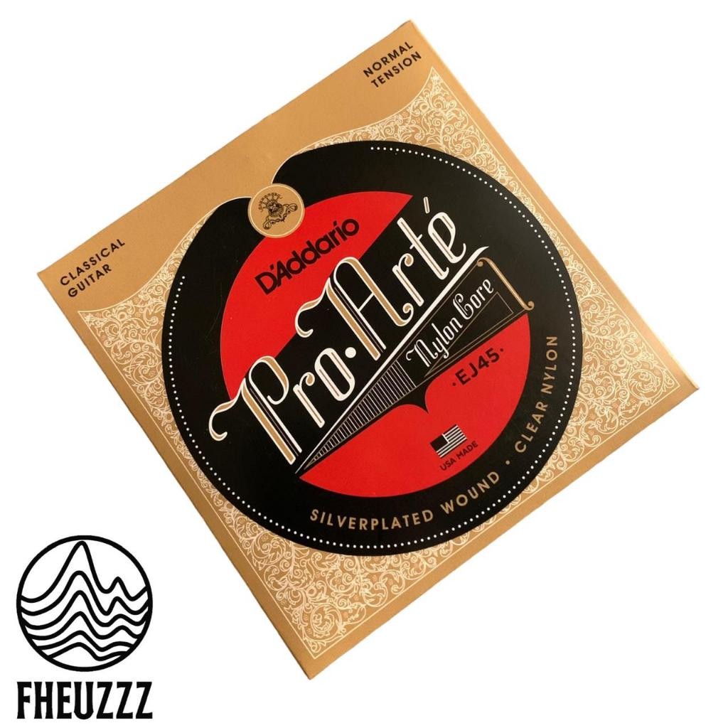 Daddario Pro Arte EJ45 สายกีตาร์ไนลอนคลาสสิกความตึงปกติ 1 ชุด
