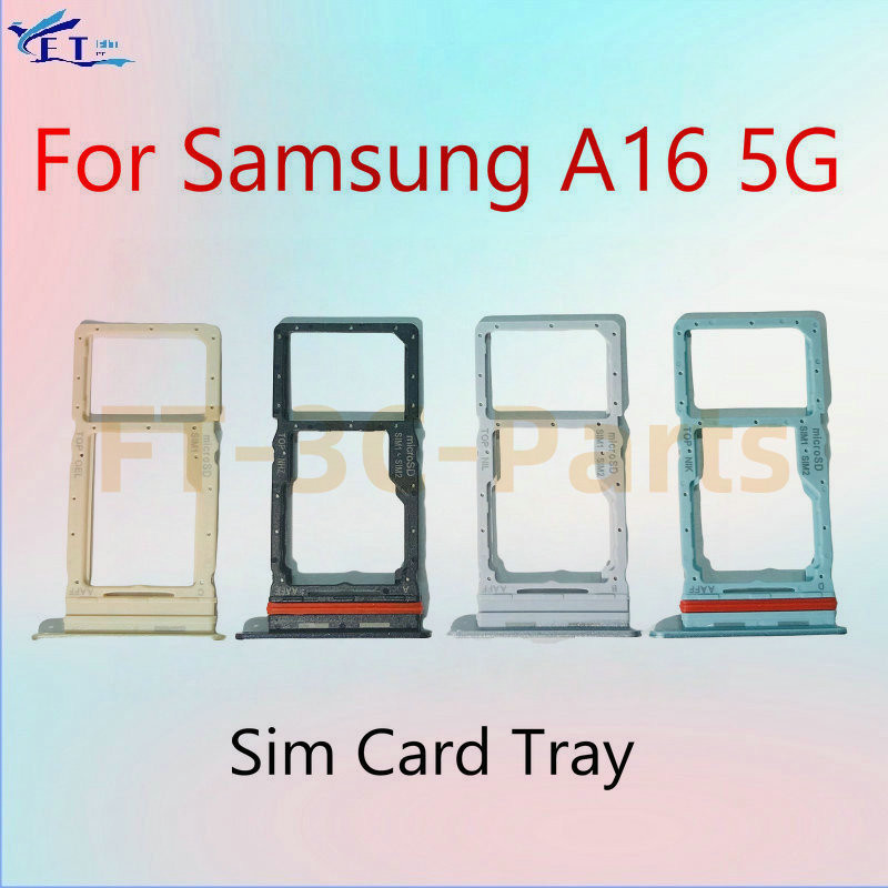 สําหรับ Samsung A16 5G ซิมการ์ดถาดสล็อตผู้ถือซิมการ์ดอะไหล่ทดแทน