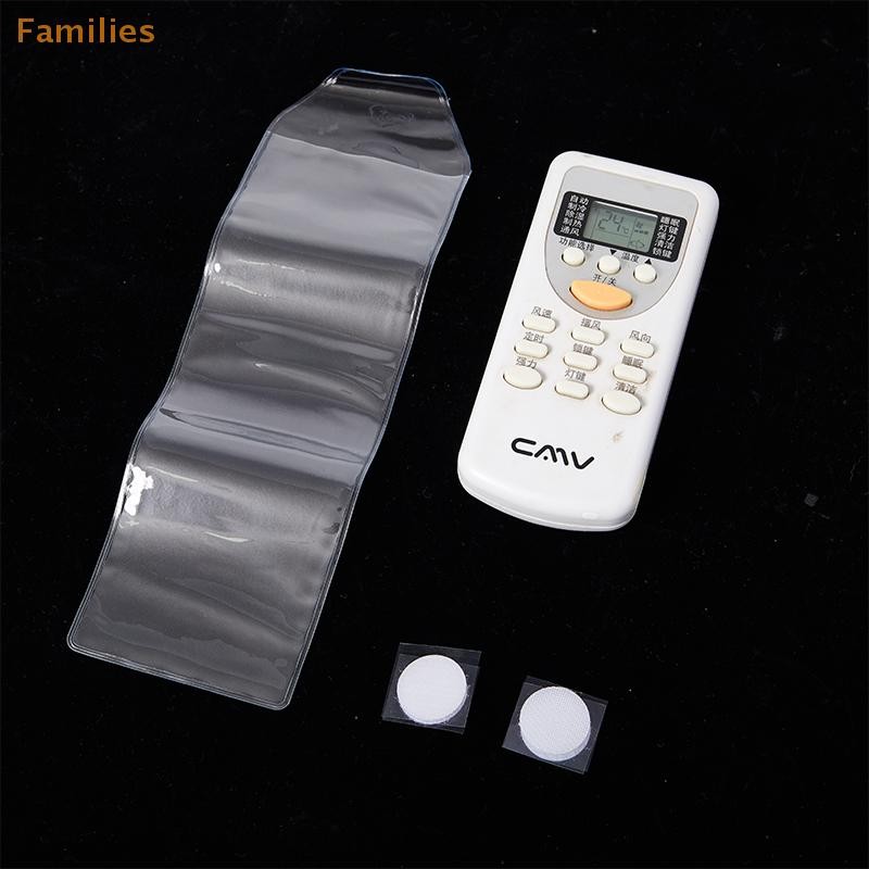 Families> PVC โปร่งใส Universal รีโมทคอนโทรลฝาครอบป้องกันฝุ่นสะดวกกรณีเครื่องปรับอากาศ/รีโมทคอนโทรลทีวีปลอกป้องกันได้ดี