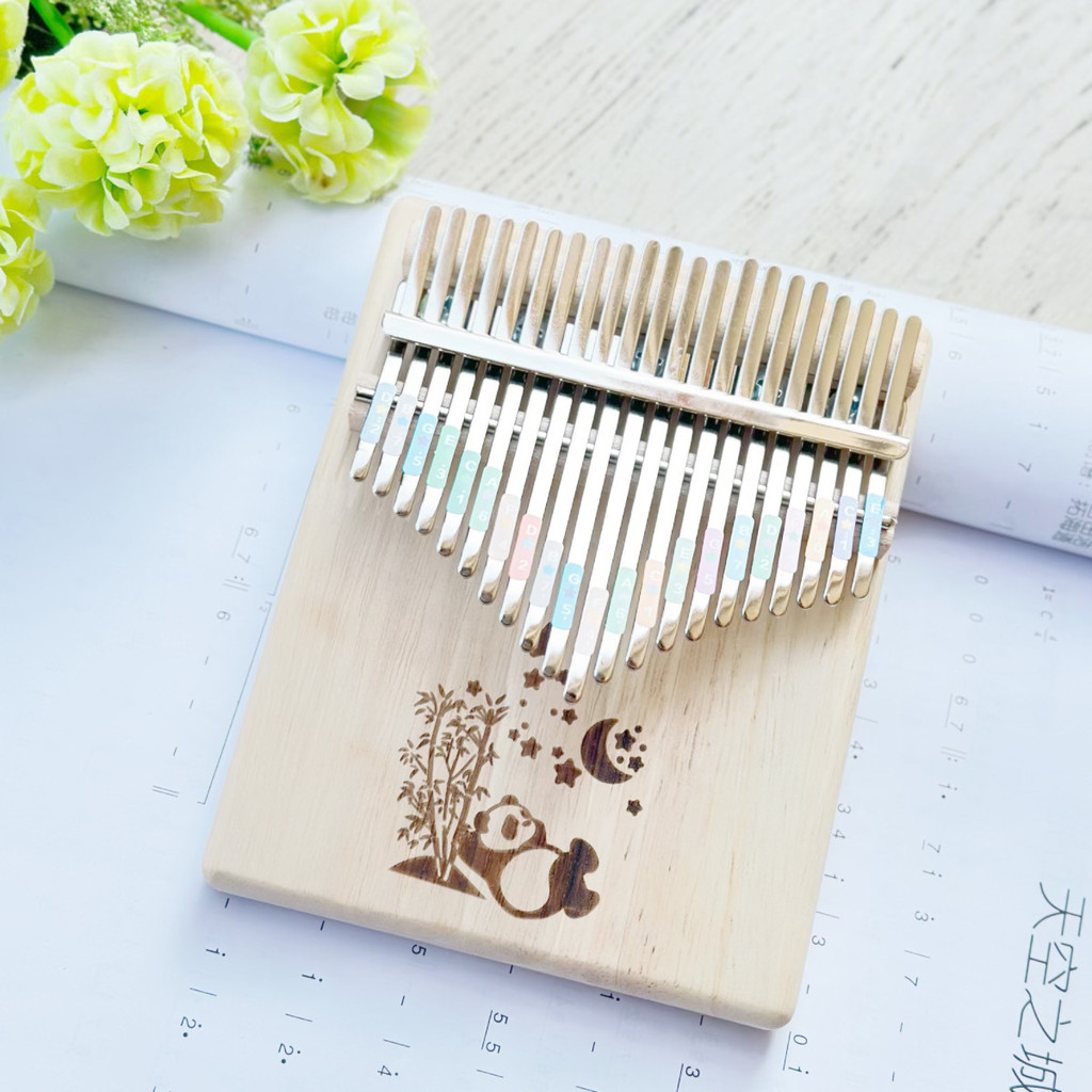Karimba Thumb เปียโน 21 Thumb 17-Tone Karimba เปียโนเริ่มต้น Introductory Girl Influencer เปียโนนิ้วเครื่องดนตรีปีใหม่สาวเครื่องดนตรี