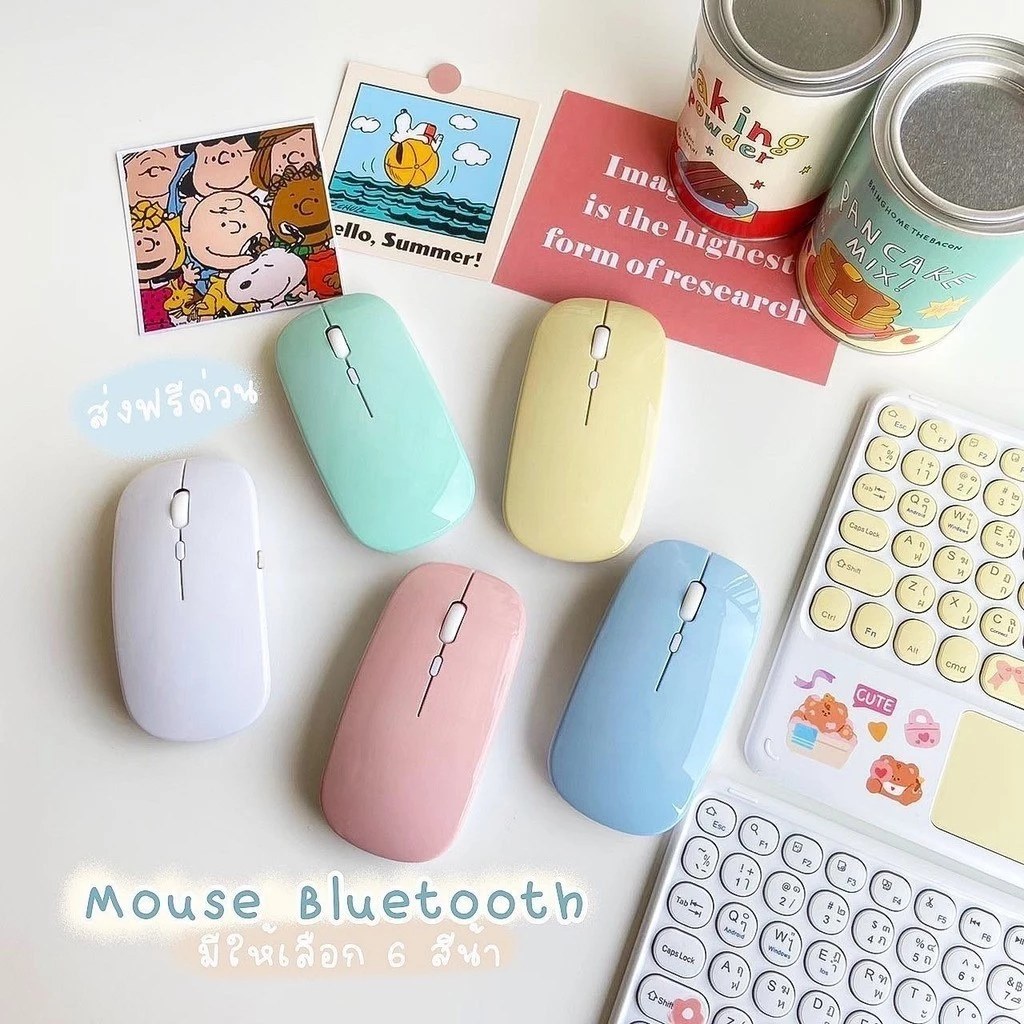 คีย์บอร์ดบลูทูธไร้สายพร้อมทัชแพด ภาษาไทย/อังกฤษ thumbnail 10
