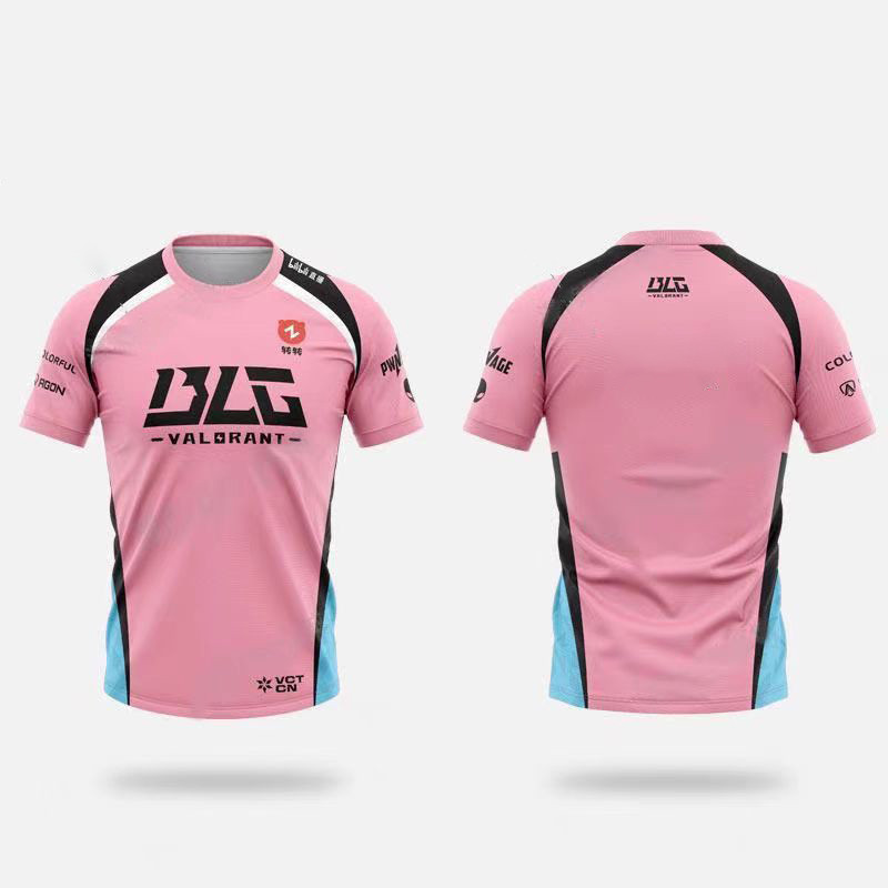 เสื้อยืดแขนสั้น.BLG และ ValorantFearless สำหรับทีม E-sports