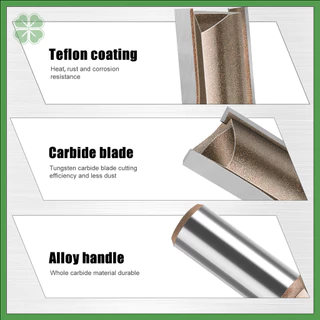 6 มม. 12 มม. Shank ตรง Router Bits YG6 คาร์ไบด์งานไม้ Slotting Trimming Bits ชุด