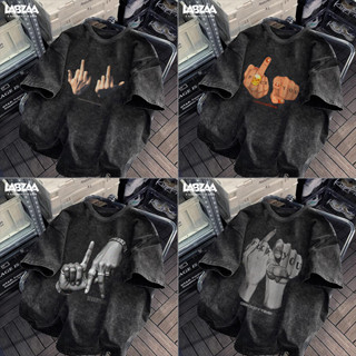 เสื้อยืดแขนสั้นคอกลม⚡ระบายอากาศ ลายพิมพ์ท่าทางแนวสตรีท สไตล์…