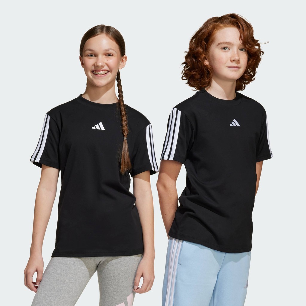 adidas ไลฟ์สไตล์ เสื้อยืด Essentials สำหรับเด็ก เด็ก สีดำ JD6487