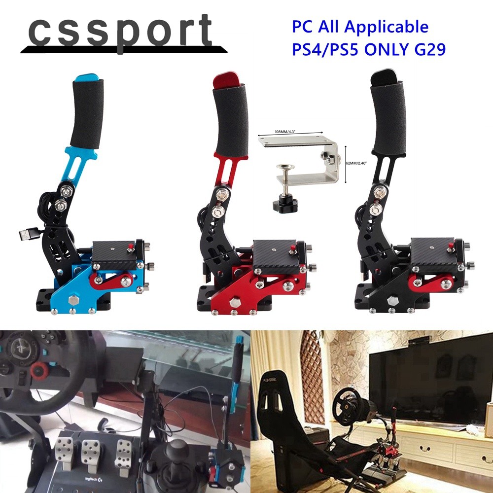 PS XBOX PC USB สําหรับ Logitech Handbrake สําหรับ G29/T300/G920, PC พวงมาลัยทั้งหมด SIM Dirt Rally Racing เกมอุปกรณ์