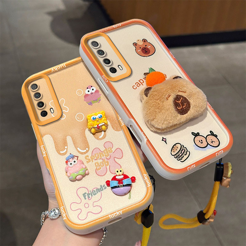 ซิลิโคนล้อมรอบอย่างเต็มที่ป้องกันกรณี huawei y5p y6p y6 pro2019 y6 2019 y6 prime y6s y7a y7 2019 y7 