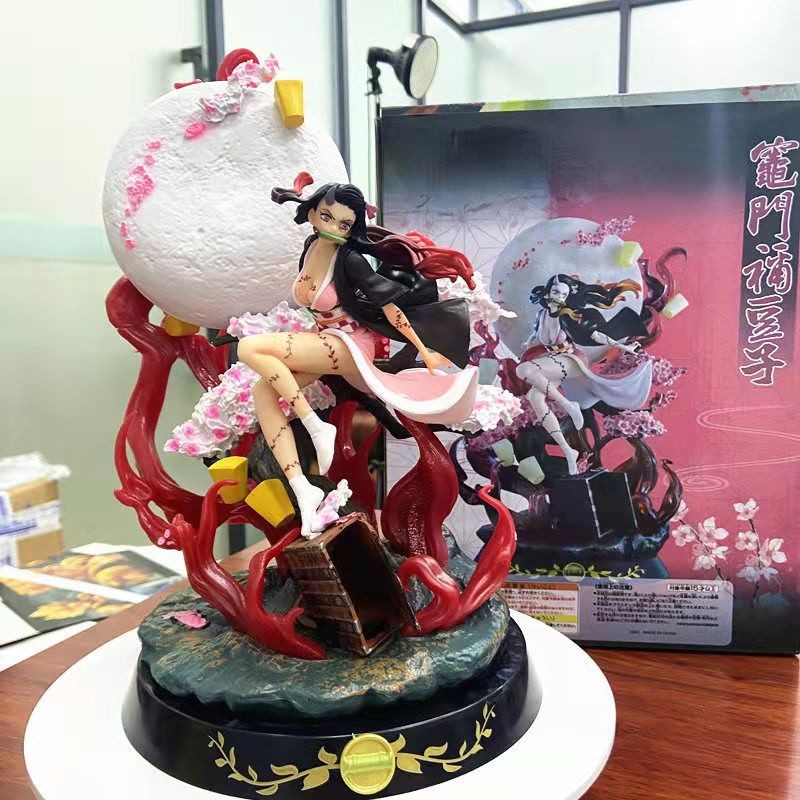💗 Demon Slayer Kochou Shinobu Nezuko Anime figure鬼滅の刃 鬼灭之刃 魔方蝴蝶刃  祢豆子手办