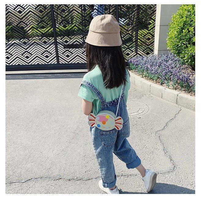 KVK-shop กระเป๋าสะพายข้างเด็กลายลูกกวาดน่ารัก 5สีให้เลือก สามารถใช้เป็นของขวัญวันเกิดได้ - รูปที่ 5