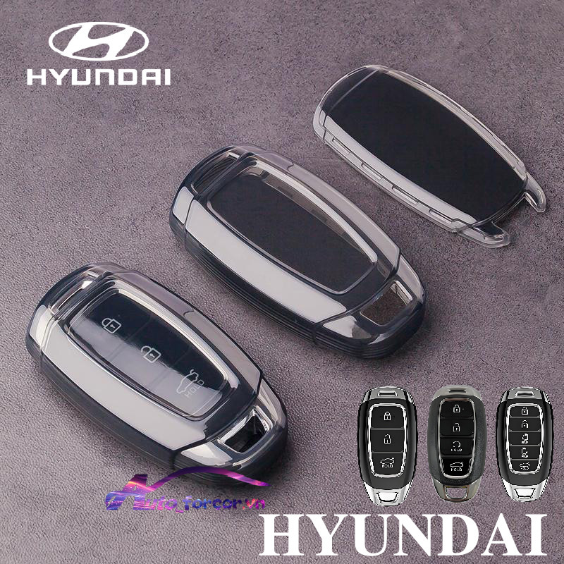 Hyundai 3/4 ปุ่มกุญแจรถ Hyundai Elantra/Accent/kona/santafe/Custin Key Cover Hyundai Accent Remote K
