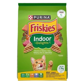 Purina Friskies อาหารเม็ดแมว เพียวริน่า ฟริสกี้ส์ โฉมใหม่ เม็ดแมว ขนาด 2.5 kg แมวเด็ก แมวโต