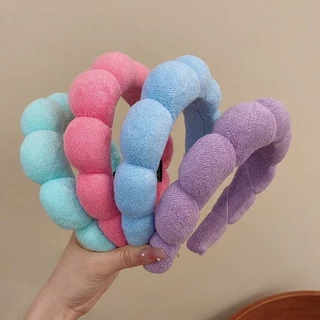 ที่คาดผมฟองน้ำ สีพื้นมาใหม่ พร้อมส่ง
