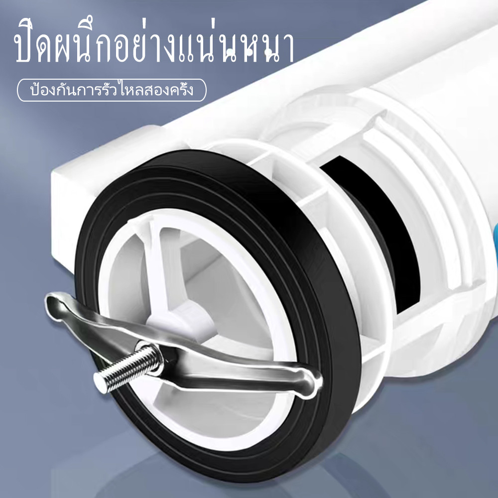 อะไหล่ชักโครก ชุดวาล์วน้ำเข้า-ออก พร้อมปุ่มกด ลูกลอยในตัว ใช้ได้กับชักโครกมาตรฐานทุกยี่ห้อ ราคา ถูกที่สุด ดีลบีเคเค แกลเลอรีภาพที่ 8