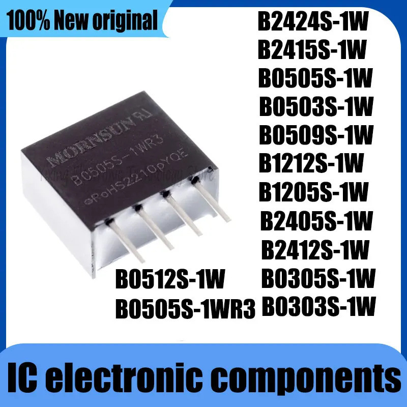 1-5PCS B2424S-1W B2415S-1W B0505S-1WR3 B0505S-1W B0503S B0509S B2405S B1212S B1205S B030 B12S B12S B