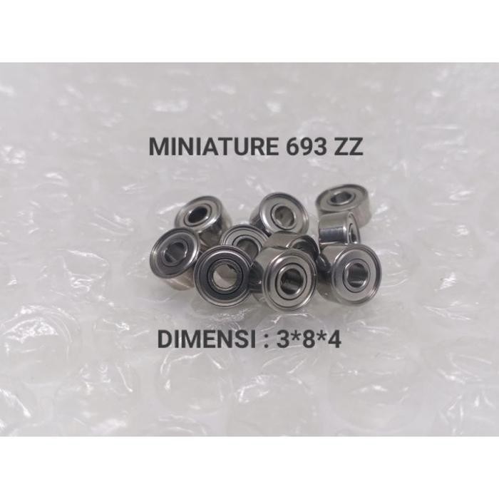 BEARING รอกตกปลาแบบหมุน 693 ZZ 3x8x4