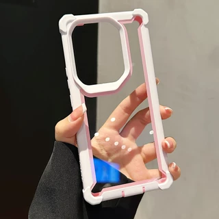 เคสโทรศัพท์สําหรับ Tecno Infinix Note 40 50 Pro + Hot 40 50 Pro + 40i 50i Zero 40 X6531 สมาร์ท 8 9 4G 5G 2in1 Anti Drop เลนส์ป้องกันถุงลมนิรภัยฝาครอบ