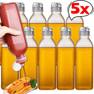 บีบขวดเครื่องปรุงฝาปิดป้องกันการรั่ว300มล/500มล,ขวดบีบอเนกปร…