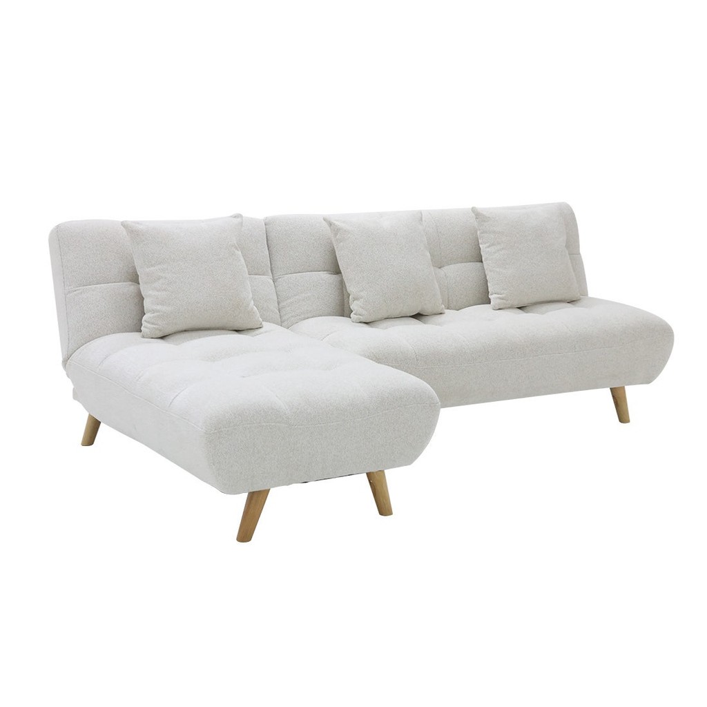 SB Design Square โซฟาเข้ามุม รุ่น Jawy สีครีม (223x136x81 ซม.)  แบรนด์ SOFA SOLUTIONS - รูปที่ 5