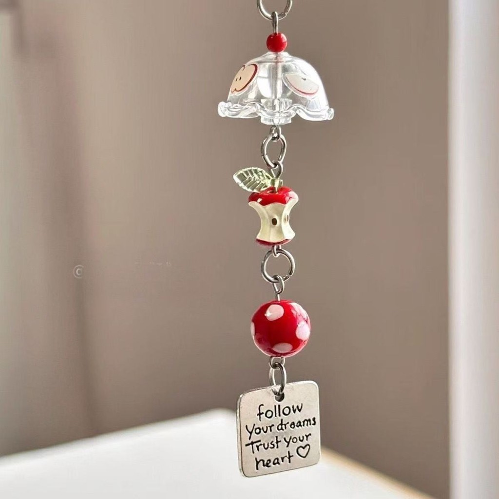 พิพิธภัณฑ์ชีวิต Wheatfield xl Apple Wind Chime เคสโทรศัพท์จี้ ccd กล้อง ins ตกแต่งสไตล์ diy สร้อยข้อมือลูกปัดจี้อุปกรณ์เสริม
