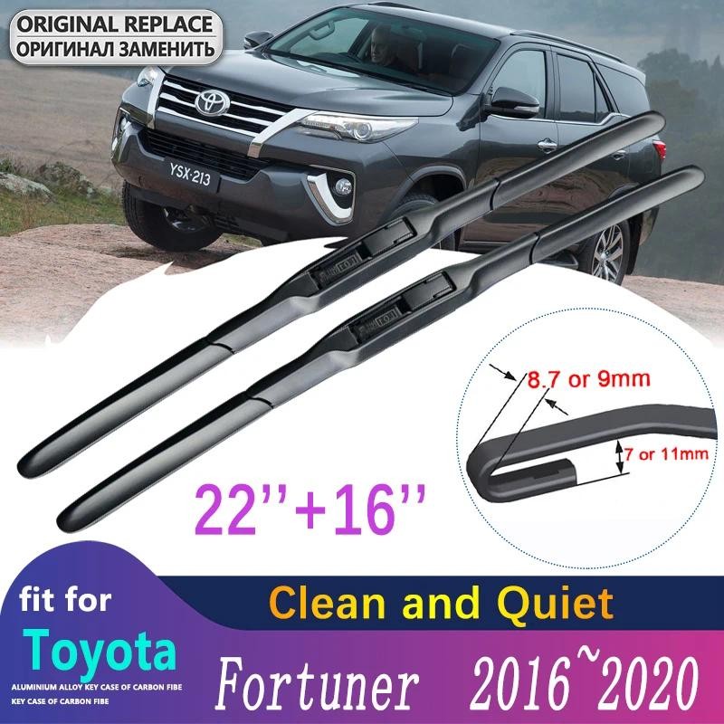 ใบปัดน้ําฝนรถยนต์สําหรับ Toyota Fortuner SW4 2016 ~ 2020 AN150 AN160 กระจกหน้าแปรงรถสินค้า 2017 2018