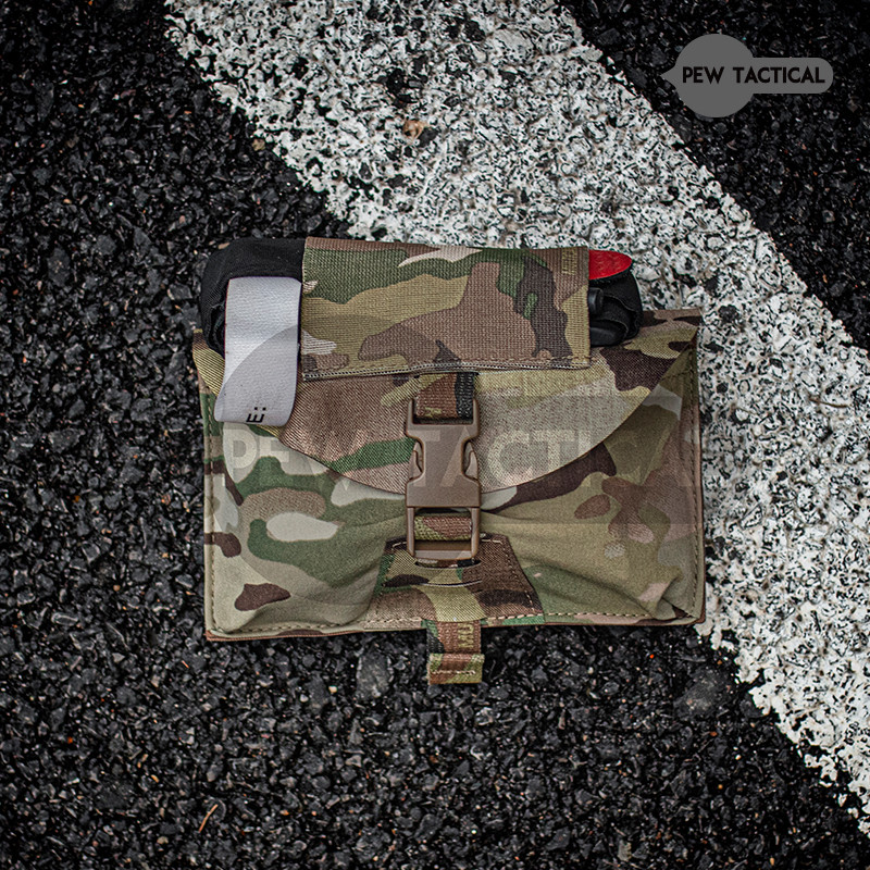 PEW TACTICAL GBRS IFAS แคชส่วนตัว First Aid Medical Kit Original Orange Peel Four-Sided Elastic PH61