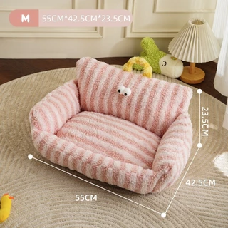 พร้อมส่ง ที่นอนแมว ที่นอนสุนัข ที่นอนสัตว์เลี้ยง เบาะนอนนุ่ม น่ารัก ให้ความอบอุ่น ทำความสะอาดได้
