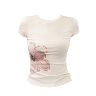 เสื้อยืดเซ็กซี่ เสื้อพิมพ์ลาย 💋 TLDX0765 เสื้อยืดสวยๆผู้หญิง…