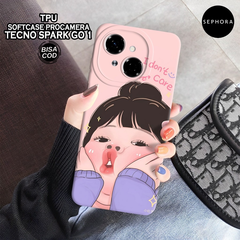 เคส HP ล่าสุด Tecno Spark GO 1 2024 - เคสแฟชั่นสาวอ้วน - Tecno Spark GO 1 2024 Softcase - เคสกล้อง P