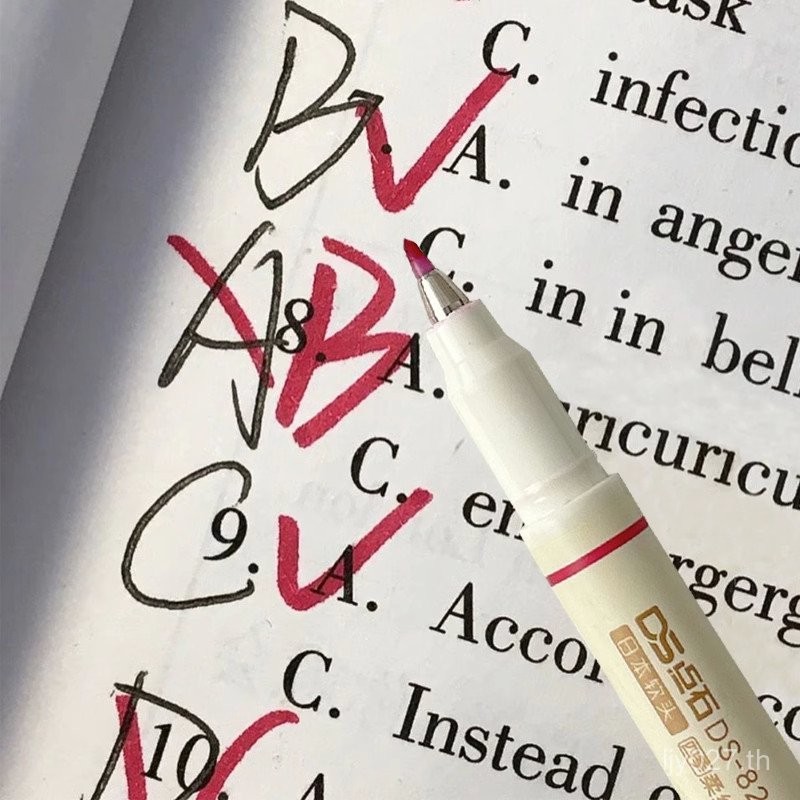 Retro Little Red Book Gel Pen Series Batch Modified Red Red Red Red Pen การบ้านกด ins Same Style Hig