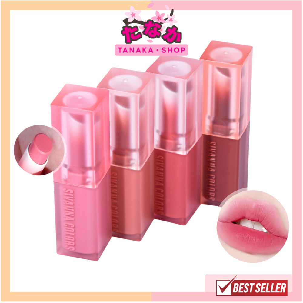 🔥แท้/ดีลสุดคุ้ม/ไลฟ์ทุกวัน🔥(1ชิ้น) HF569 Sivanna Colors Velvet Mist Matte Lipstick (M)