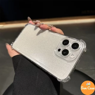 กลิตเตอร์ เคสโทรศัพท์ For iPhone 16 11 12 pro max Case iPhone 13 14 15 pro max 12 13 pro max 15 16 PLUS ป้องกันการตกทั้ง