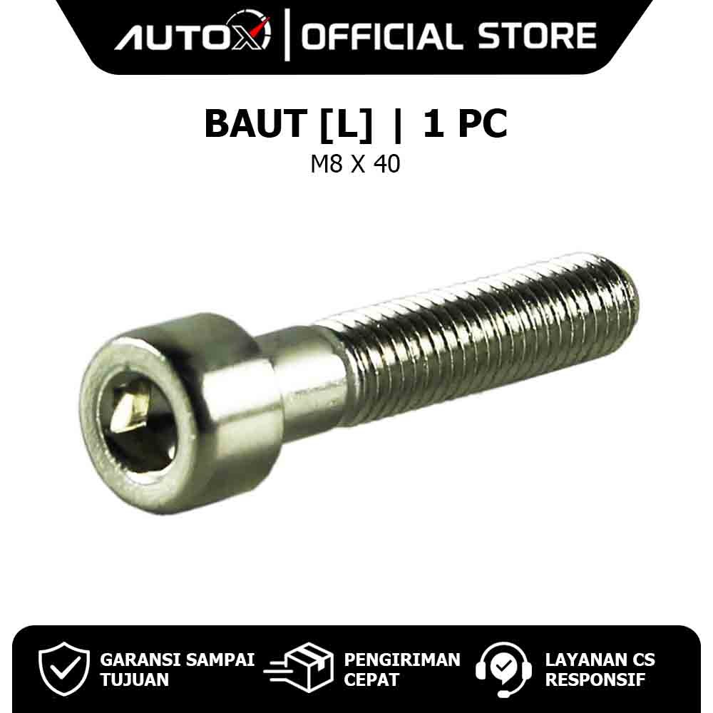 Bolt L M8x40 Key 5 Pitch 1.25 L6 8 x 40 K 5 P 1.25 Bolt