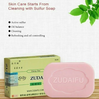 YTL ซูไดฟู ZUDAIFU ซัลเฟอร์ โซป SULFUR SOAP สบู่สมุนไพรธรรมชาติ 80 กรัม สบู่สมุนไพรบำรุงผิวหนัง สบู่อิงอร สบู่สมุนไพร
