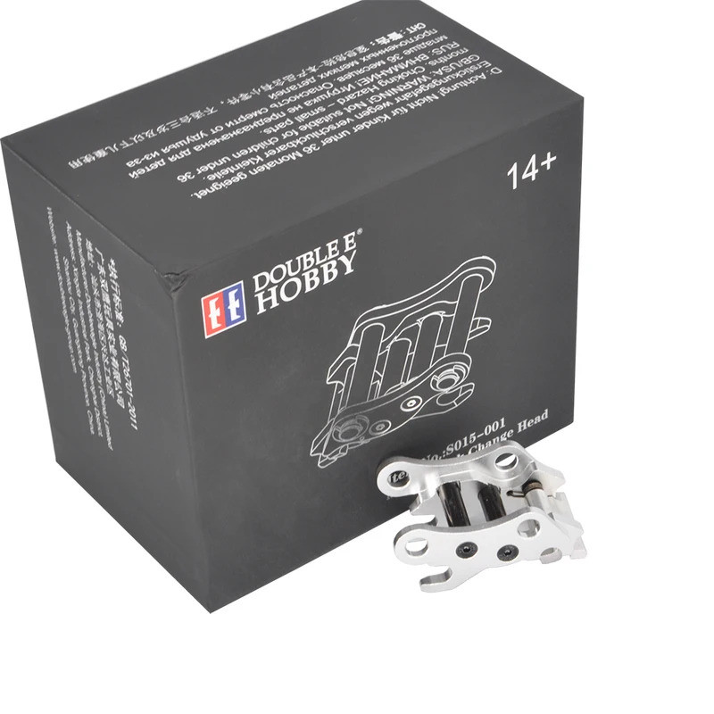Double E S015-001 โลหะ Quick Hitch Coupler สําหรับ 1/14 RC E010 E111 EC160 Excavator ถังอะไหล่