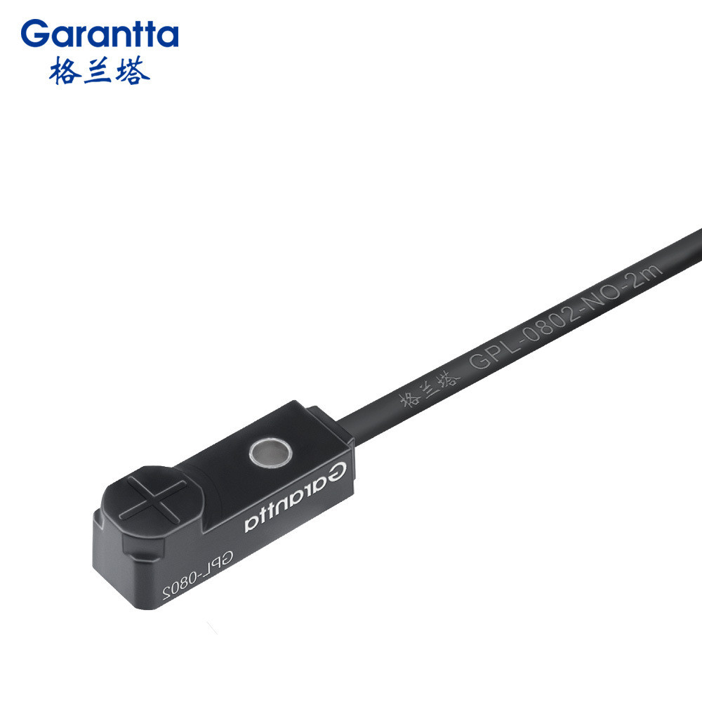 GPL-0802-NO-2m Square ประเภทอุปนัย Proximity Induction ประเภทเซ็นเซอร์สวิทช์อิเล็กทรอนิกส์ส่วนประกอบ