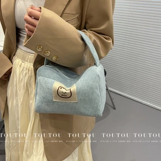 6สี กระเป๋าถือ Cosmetic bag น่ารัก สไตล์เกาหลี สำหรับผู้หญิง กระเป๋าเครื่องสำอาง G3530