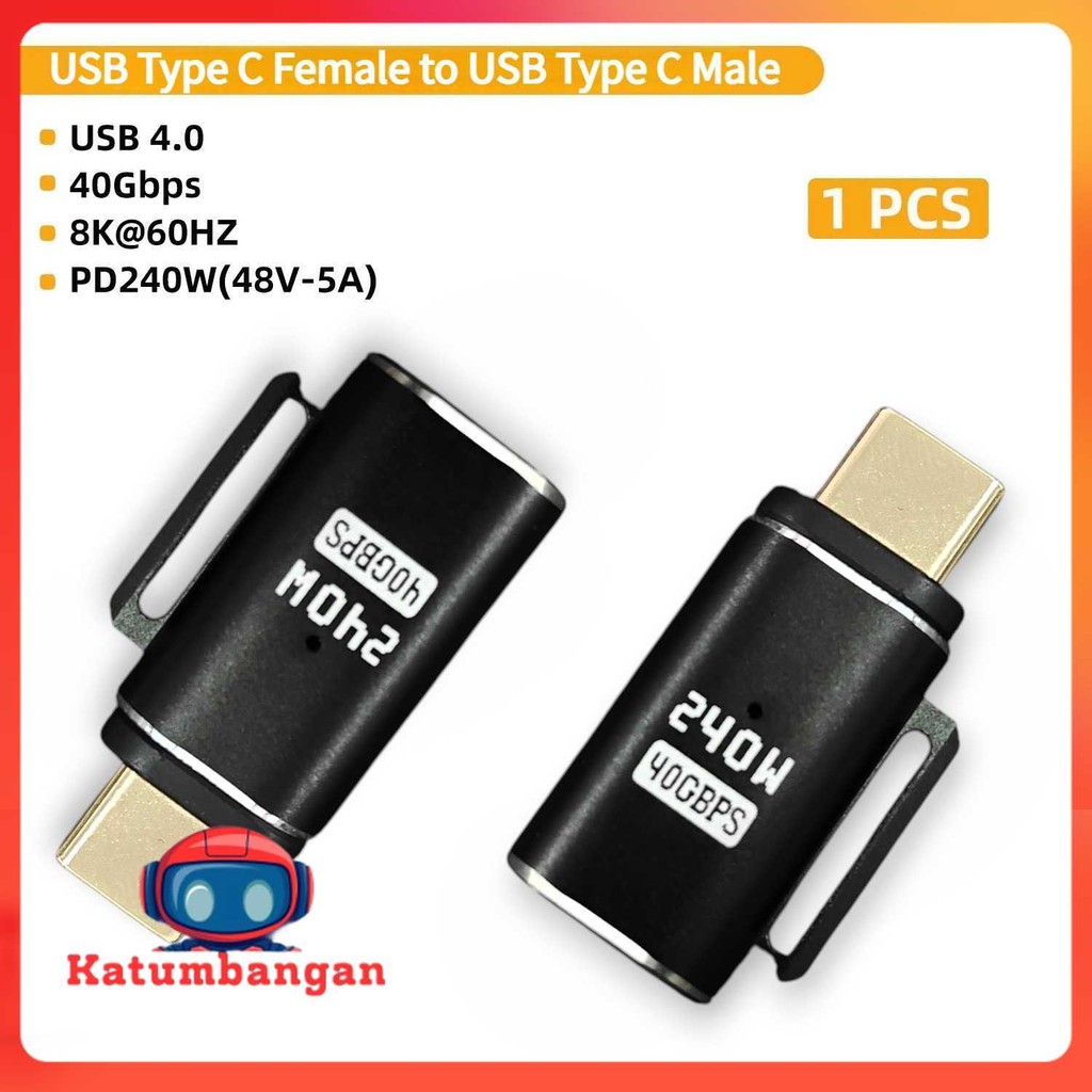 อะแดปเตอร์แม่เหล็ก Anera OTG USB Type C 4.0 N52 8K 60Hz 40Gbps 240W - A1F35