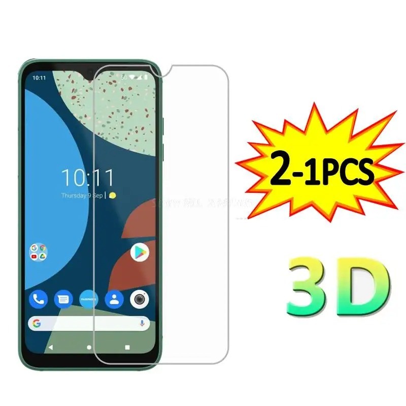 2PCS Clear HD ฟิล์มแก้วสําหรับ Fairphone 6 ขอบดําโทรศัพท์ป้องกันหน้าจอสําหรับ Fairphone4 Fairphone5 