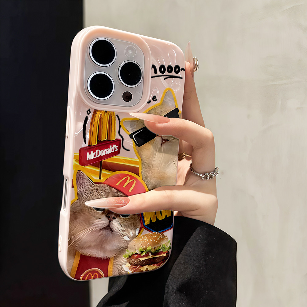 จัดส่งในพื้นที่ เคสเหมือนอุกกาบาต มีสีสัน น่ารัก For IPhone16 15 14 13 12 11 6 7 8 plus Pro Promax X XR XSMAX  YSW188 - รูปที่ 2