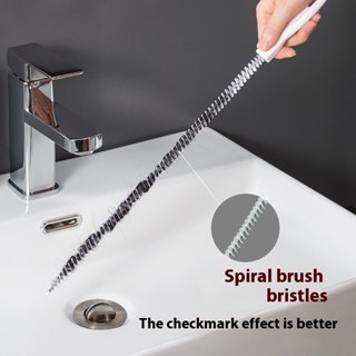 45ซม แปรงทําความสะอาดสําหรับอ่างล้างจานท่อระบายน้ําแปรงขุดลอ…