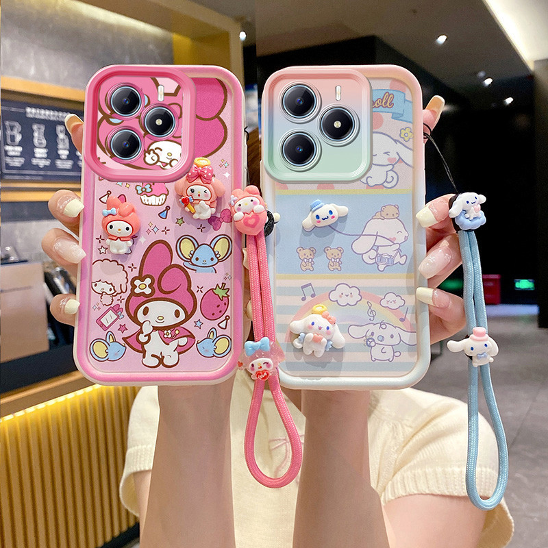เคส Redmi Note 14 5g เคส Redmi Note 14 เคสโทรศัพท์ตุ๊กตา 3D น่ารักสําหรับ