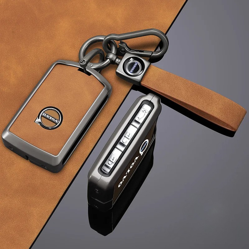 รถKey Case Shell Cover HolderสําหรับVolvo XC40 XC60 S90 XC90 V90 2017 2018 T5 T6 T8