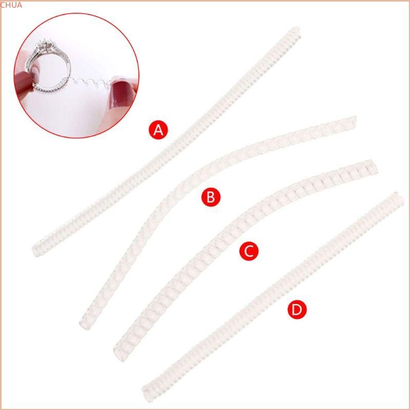 Ring Adjuster Invisible Transparent Spiral Cord Tension Reducer Adjustable Sizes