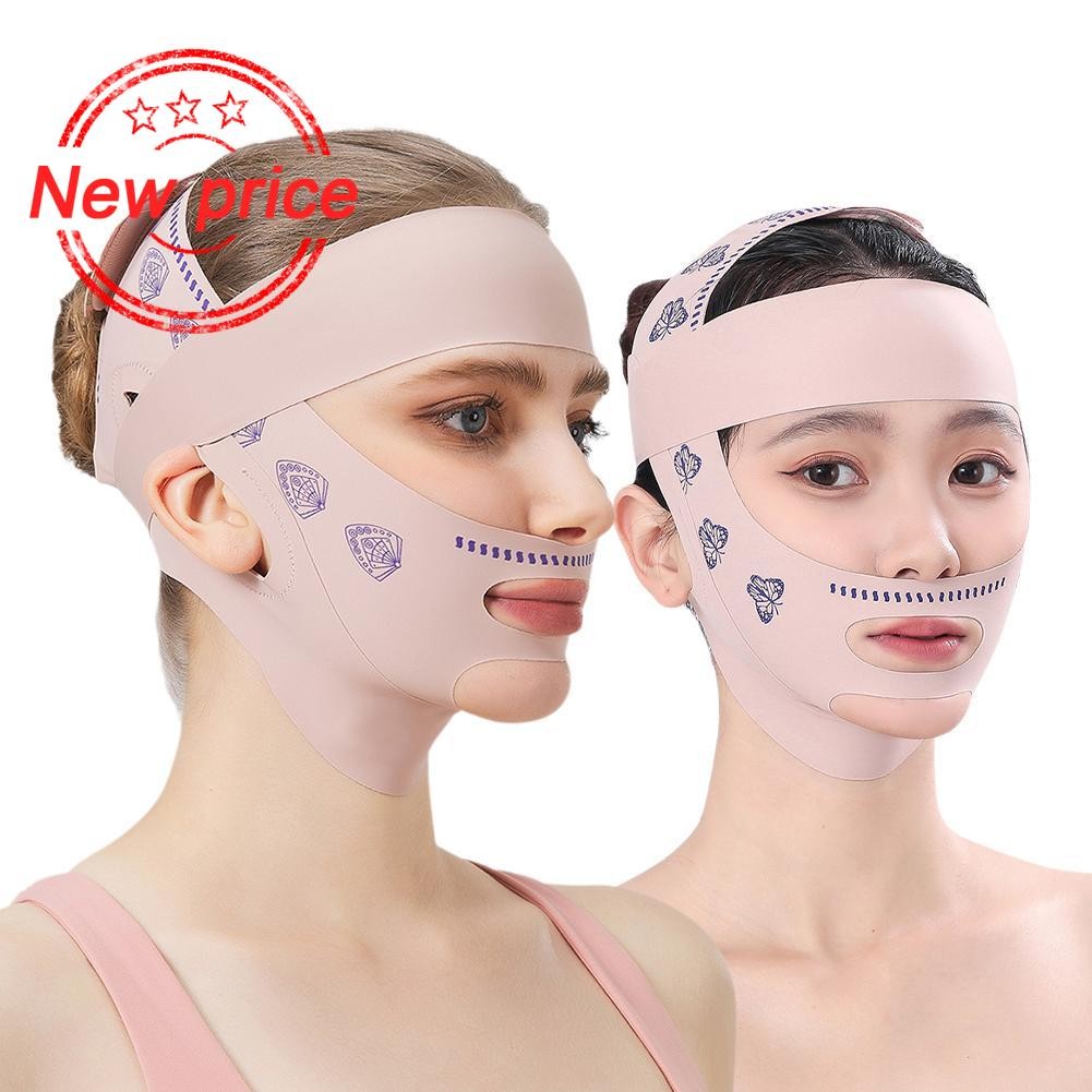 Double Deck Face Bandage Double Chin Cheek Lift Up V เครื่องมือความงาม Face Strap Shaper Line O3w0