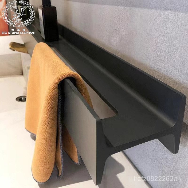 H-Shaped Drain Rack อลูมิเนียม I-Shaped ผ้าขนหนูเหล็กห้องครัวห้องน้ําห้องน้ํา Luminous ชั้นวางชั้นวา