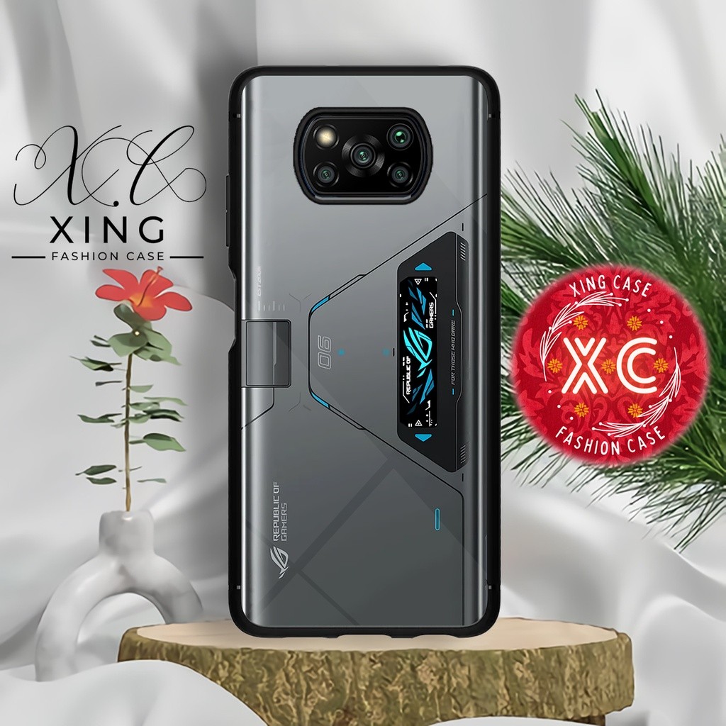 |EZ20| XING CASE GLOSSY HAPE POCO X3 NFC PRO POCOPHONE แก้ว EFFECT | REQUEST CASE HP SOFTCASE HARDCA